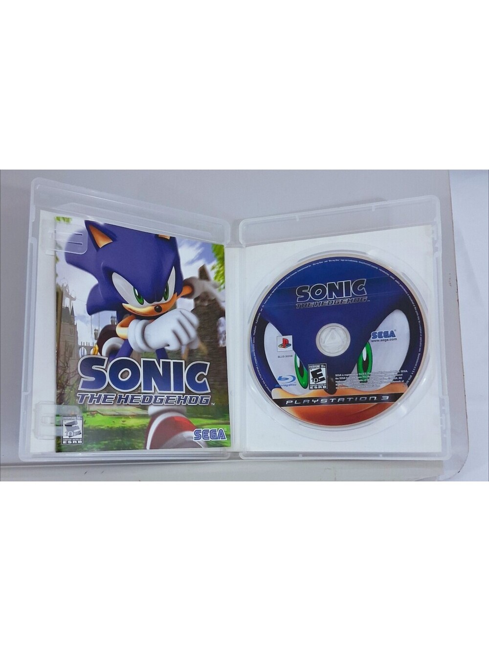 SONIC The Hedgehog Playstation 3 PS3 Sega with Manual